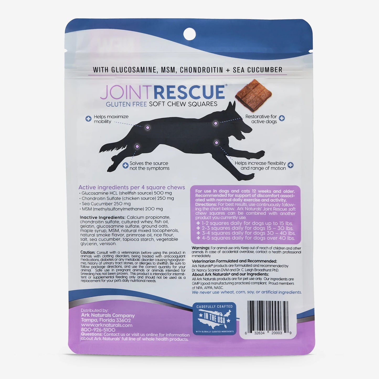 Ark Naturals Sea Mobility Joint Rescue Wheat Free Venison Jerky