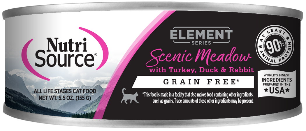 Nutrisource Element Series Scenic Meadow Turkey, Duck and Rabbit Cat Cans