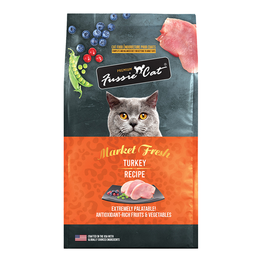 Fussie Cat Market Fresh Turkey Dry Cat Food