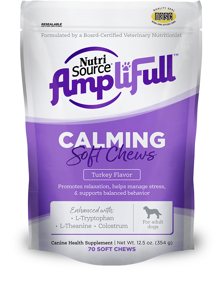 Nutrisource AmpliFull Calming Dog Soft Chew Supplement