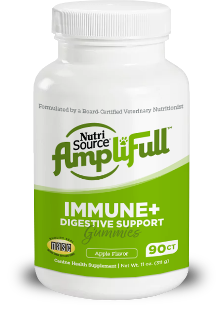 Nutrisource AmpliFull Immunity + Digestive Support Dog Gummy Supplements