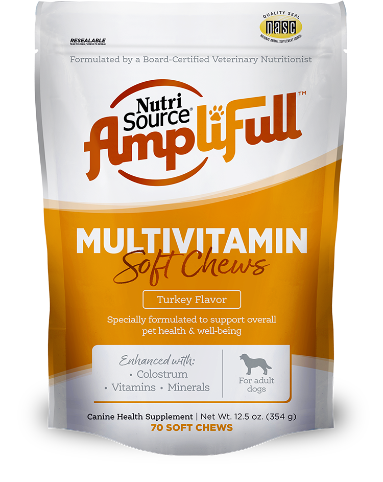 Nutrisource AmpliFull Multivitamin Dog Soft Chew Supplement