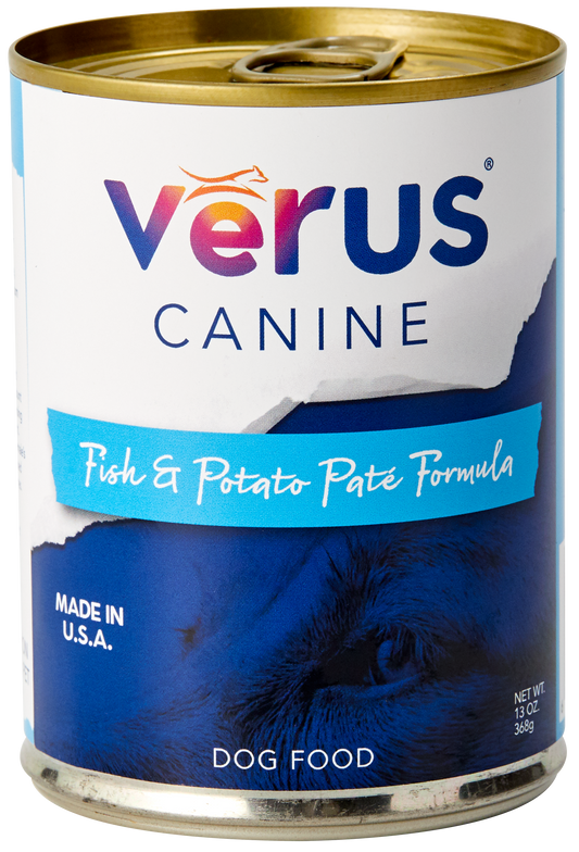 VeRUS Fish & Potato Pate Formula Dog Cans (grain free)