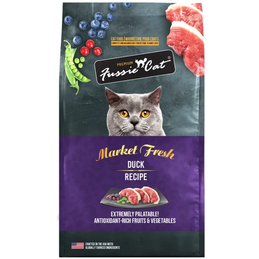 Fussie Cat Market Fresh Duck Dry Cat Food