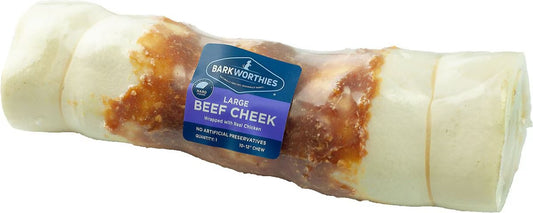 Barkworthies Grain Free Beef Cheek Wrapped Chicken For Large Dogs