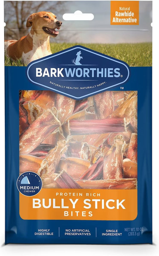 Barkworthies Bully Stick Bites For Dogs