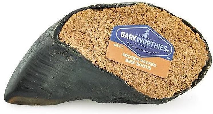 Barkworthies 4 Inch Bootie Beef & Peanut Butter