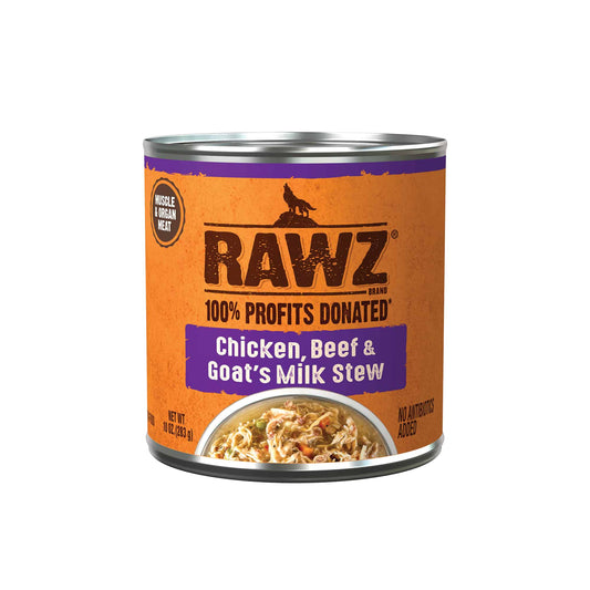 RAWZ Chicken, Beef & Goat’s Milk Stew Dog Food