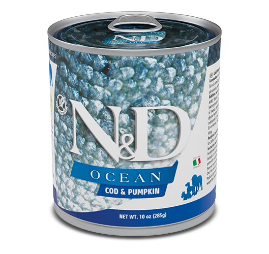 Farmina Natural & Delicious Ocean Cod and Pumpkin Canned Adult Dog Food