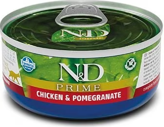 Farmina Natural & Delicious Prime Chicken and Pomegranate Canned Adult Cat Food