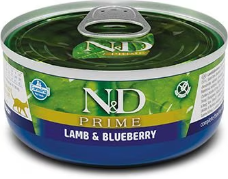 Farmina Natural & Delicious Prime Lamb and Blueberry Canned Adult Cat Food