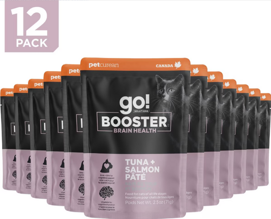 Go! Solutions Booster Brain Health Tuna + Salmon Pate For Cats