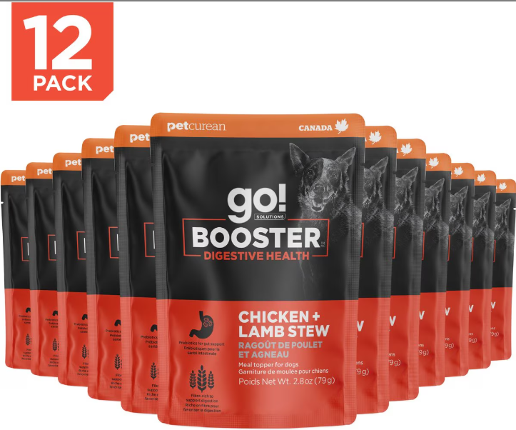 Go! Solutions Booster Digestive Health Chicken + Lamb Stew For Dogs