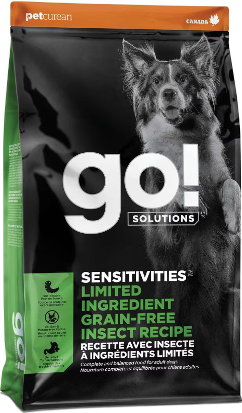 Go! Solutions Sensitivities Limited Ingredient Grain Free Insect Recipe For Dogs