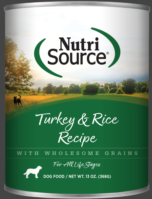 Nutrisource Turkey And Rice Canned Dog Food