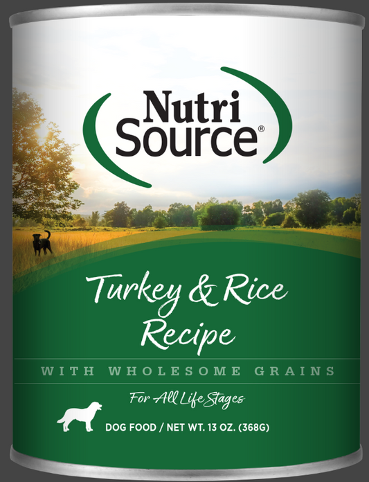 Nutrisource Turkey And Rice Canned Dog Food