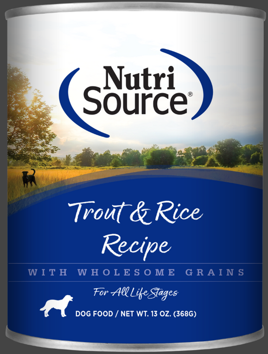 Nutrisource Trout And Rice Canned Dog Food