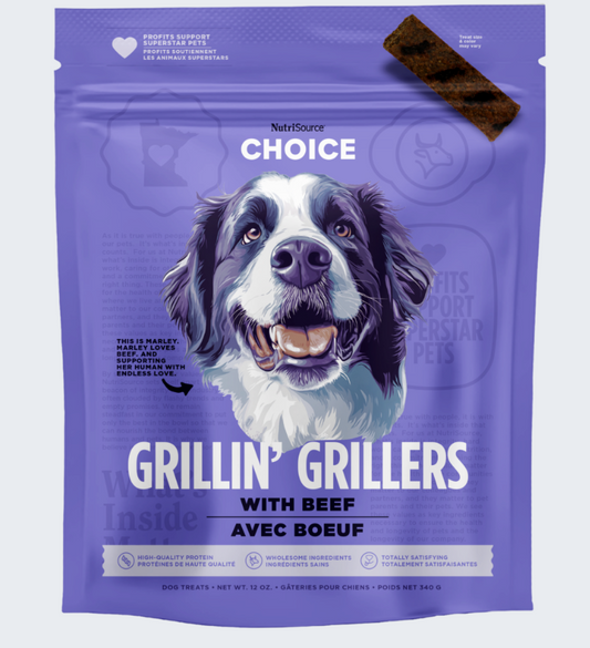 Nutrisource Beef Grillin' Grillers Dog Treats