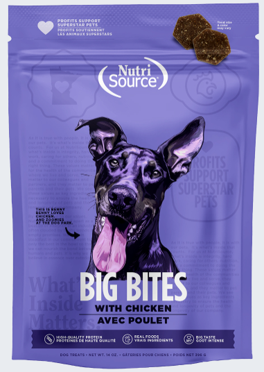 Nutrisource Big Bites Chicken Dog Treats