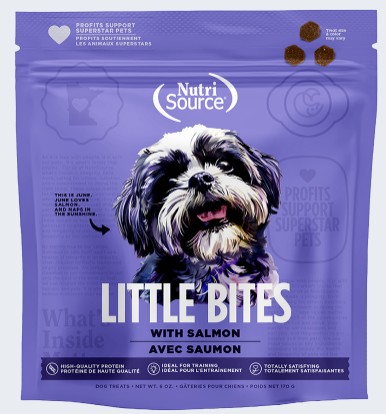 NutriSource Little Bites Salmon Dog Treat