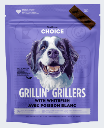 Nutrisource Whitefish Grillin' Grillers Dog Treats