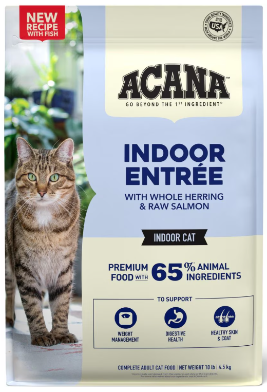 Acana Indoor Entree Fish Recipe Cat Food