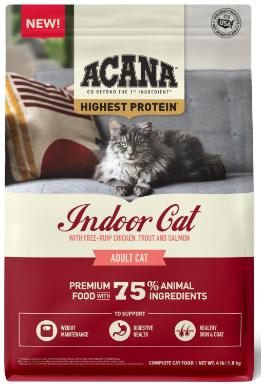 Acana Highest Protein Indoor Cat Entree Dry Cat Food