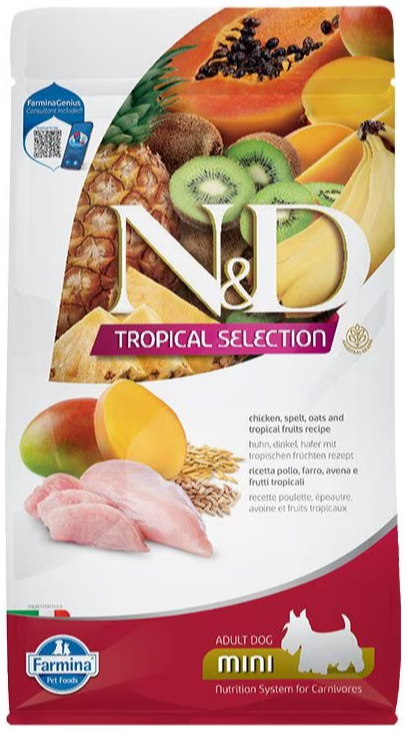 Farmina Natural & Delicious Tropical Selection Chicken Mini Adult Dog Food