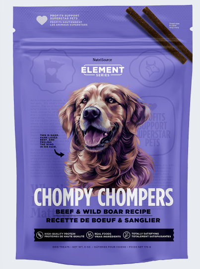 Nutrisource Element Series Beef and Wild Boar Chompy Chompers