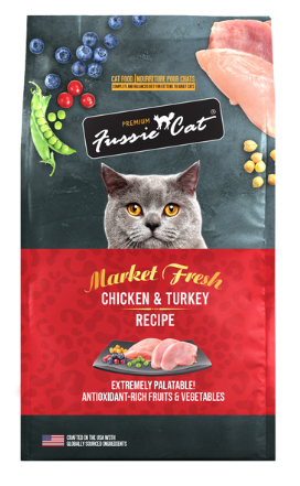 Fussie Cat Market Fresh Chicken and Turkey Dry Cat Food