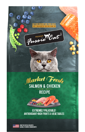 Fussie Cat Market Fresh Salmon and Chicken Dry Cat Food