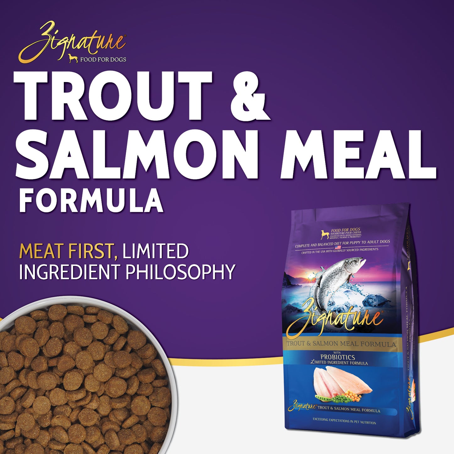 Zignature Trout and Salmon Meal Formula