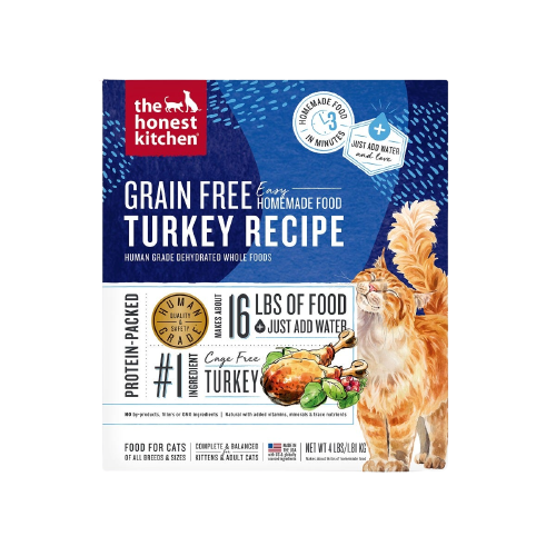 The Honest Kitchen Grain Free Turkey Recipe Dehydrated Cat Food