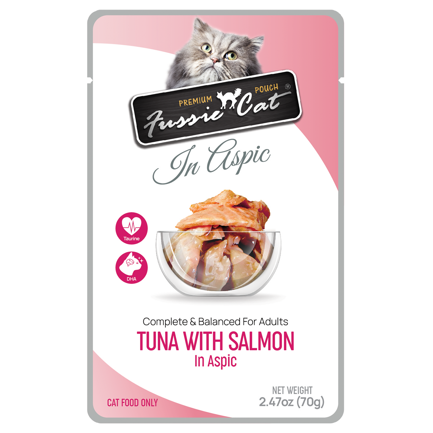 Fussie Cat Tuna With Salmon In Aspic For Cats