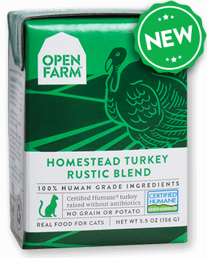 OPEN FARM Grain-Free Homestead Turkey Rustic Blend for Cats