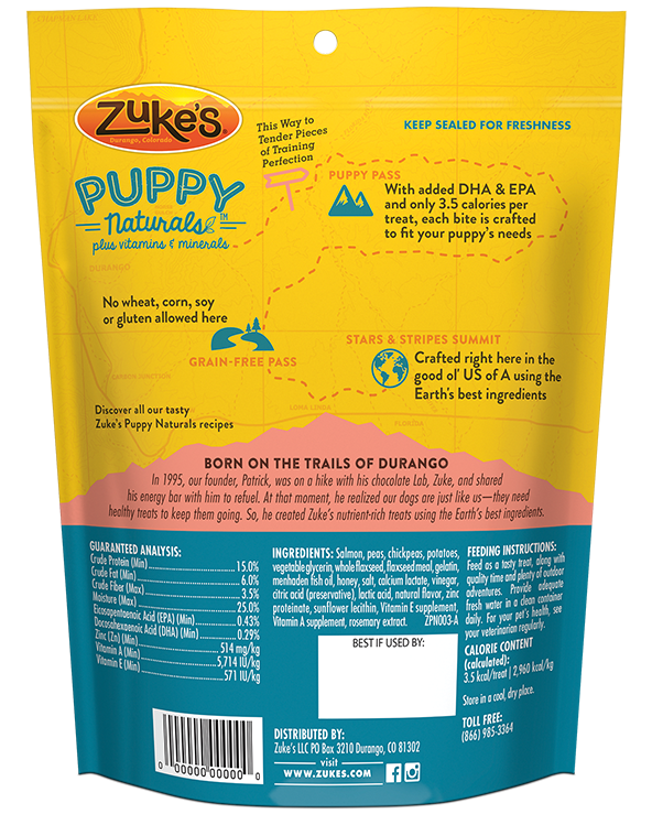 Zuke's Puppy Naturals - Salmon & Chickpeas